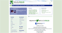 Desktop Screenshot of milieufocus.nl