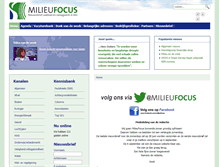 Tablet Screenshot of milieufocus.nl